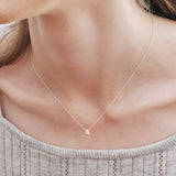 tiny drop necklace