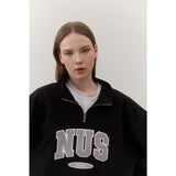 Huke x Nus.ハーフジップアップ（GREY）