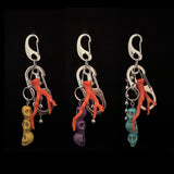 スカルブランチキーリング/skull branch keyring
