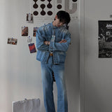 ASCLO Coolever Biker Denim Jacket (3color)