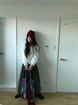 [MD's Pick] ノアコットンピンタックロングスカート(3color)