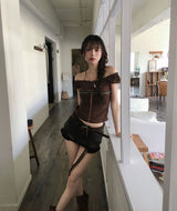 qua washing span short pt ( belt set )