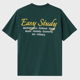 Easy Study Green Short Sleeve T-Shirt [Unisex]