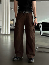 LMN Millet Curved Cargo Wide Pants (5 colors)