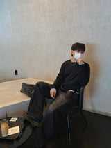 リブベーシック レイヤードロングスリーブシャツ 9C