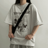 Rose short-sleeved T-shirt