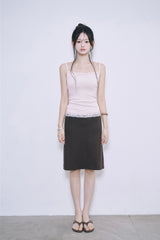 [MADE] Baysel Lace Sleeveless & Bolero Set
