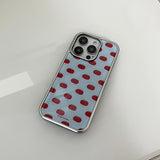 [MADE] silver baby tomato epoxy bumper case - blue