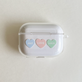 every day clear hard airpods case