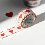 Heart Ribbon  Die-Cut Masking Tape