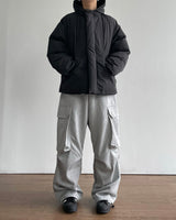 Over Fit Hooded Padded Jumper