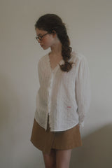 Inuf frill blouse_ivory