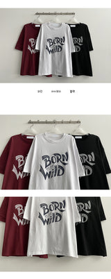 Two-bee short-sleeved T-shirt