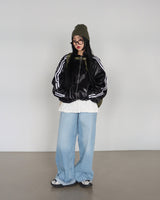 フリルレイヤードロングシャツ