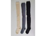 See-through over knee socks (4color)