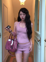 フラワー スタッズ フォールドショーツSkirt)