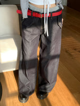 アトラスノンフェイドローデニムワイドパンツ