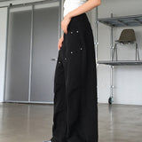 [MADE] Tents rivet diagonal incision point cotton pants
