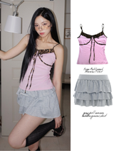 Sugar Pink Leopard Sleeveless T-shirt