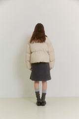 PLUSH FUR COLLAR JUMPER