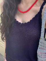[MADE] RODYL FRILL KNIT SLEEVELESS