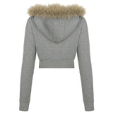 Cloud Fur Hoodie Jacket 233405455
