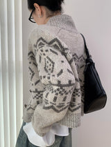 Rage Toggle Nordic Knit Cardigan
