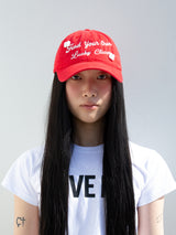 Lucky Clover Cap-Red