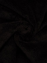 UNISEX フェイクファーフード付きブラック (FCE4TS658M)