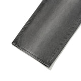 KIRSH PLAIN SAND WASHING WIDE FIT DENIM PANTS [GRAY]