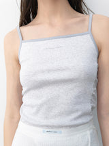 (T-7045)ANN SHIRRING SLEEVELESS TEE