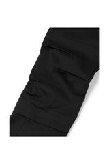 SIDE SNAP BACK LOGO PANTS (BLACK)