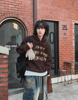 Flow Lettering Brush Hood Knit
