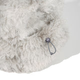 CHERRY FUR MINI BACKPACK [LIGHT GRAY]