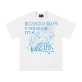 クリスタルローズプリントTシャツ