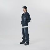 BINDING POINT DENIM JACKET
 - BLACK
