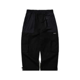 BIG CARGO SUPER WIDE VENTILATION PANTS - KHAKI BEIGE/BLACK