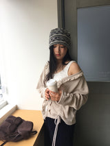 Grunge Weaving Beanie (2color)