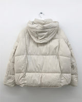 Wellon High Neck Hooded Padding (2color)