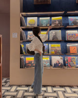 ワイドデニムパンツ