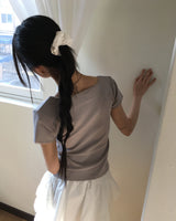 [MADE] エトロ レース Vネック 半袖 Tシャツ