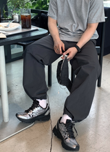 [Limited Quantity] ルック ステーブル 2WAY クーリング ナイロン ワイド バンディング パンツ