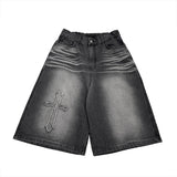 Hyke Black Bermuda Denim