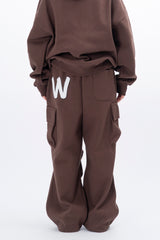Medi W Boucle Embroidery Heavy Set-Up Sweatpants