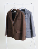 Winter Alpaca Formal Single Jacket (Wool Jacket) (Lining 2 Ounces)