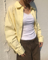 Hakyu Back-Button Loose-Fit Cotton Shirt