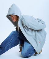 UNDEFEATED HOOD ZIP-UP (GRAY)