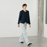 Glow Light Blue Wide Jean - YWD1DNWD002