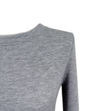 (3color) シャーリングストライプレイヤードウォーマーT [Thin Long Sleeve Tee]