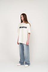 THEOHYOU OVER FIT T-SHIRT (BUTTER)